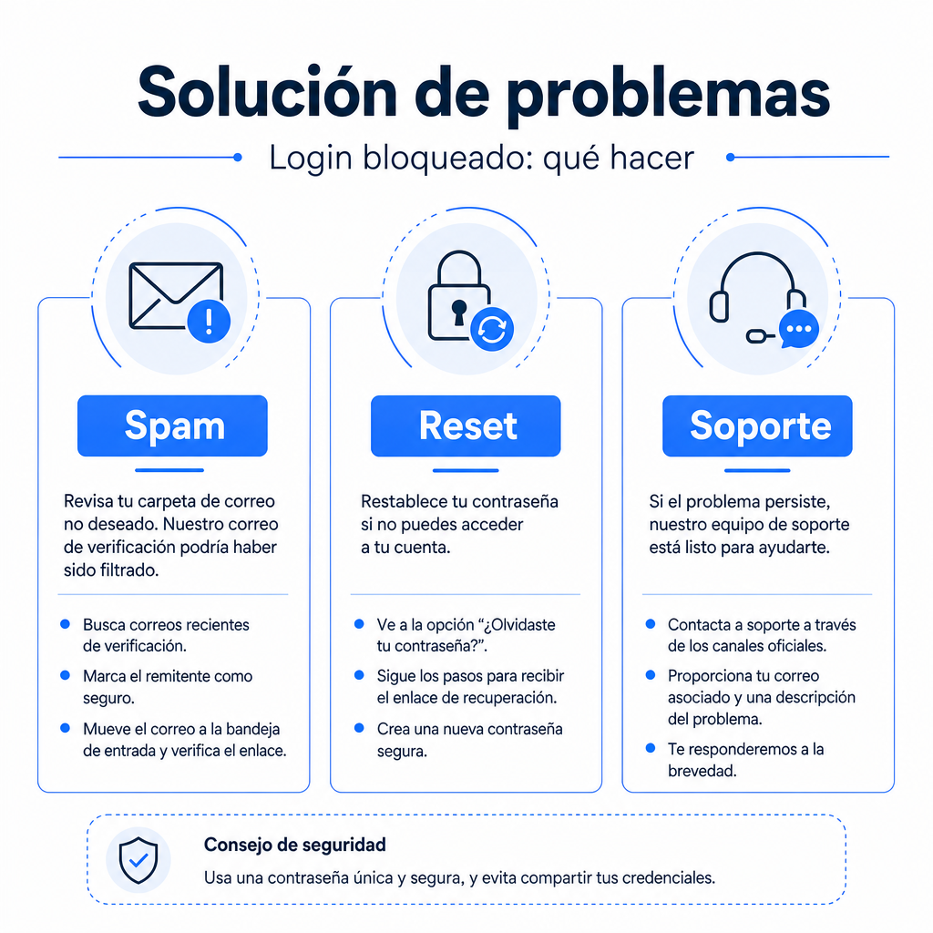 Login bloqueado: qué hacer
