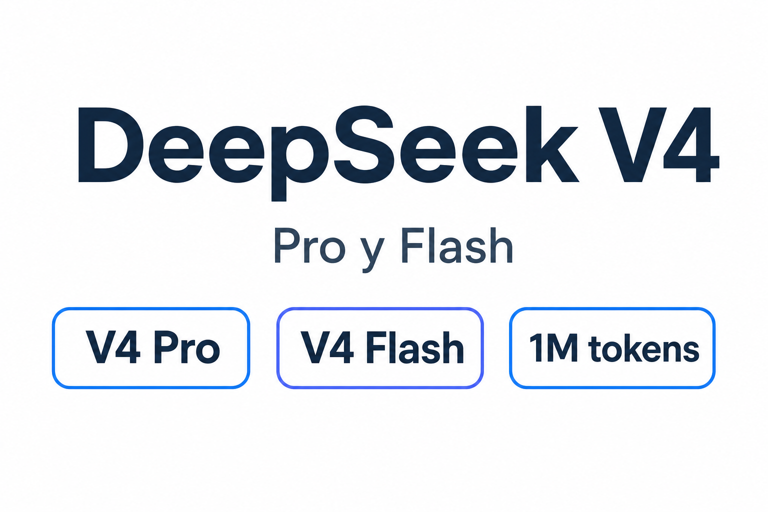 Infografía: DeepSeek V4: la nueva generación de modelos